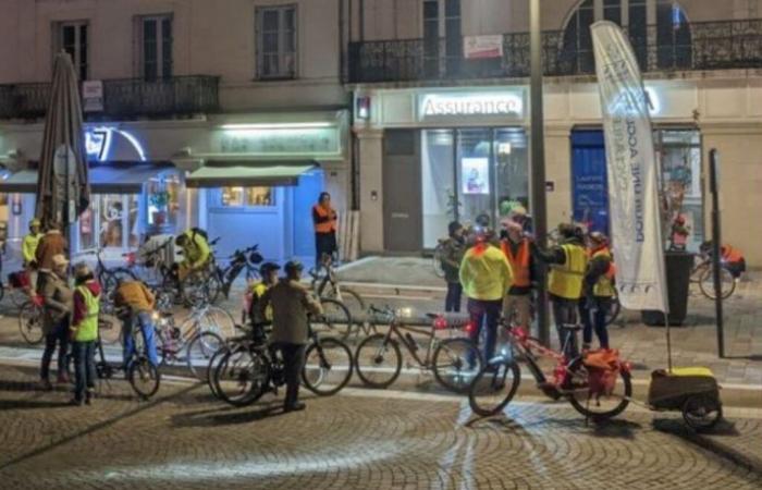 Saumur. Eine nächtliche Radtour zur Förderung der sanften Alltagsmobilität