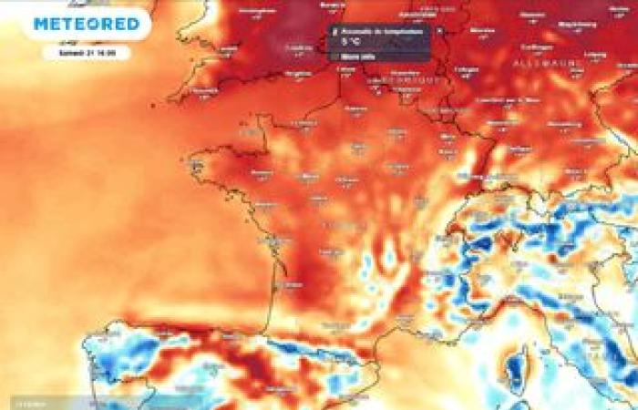 Wenige Tage vor Weihnachten ein neuer Abstieg der Polarluft über Frankreich. Ist Schnee in der Ebene möglich?