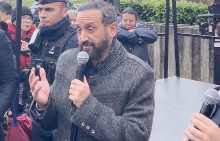 Cyril Hanouna geht auf die Straße, um C8 zu retten