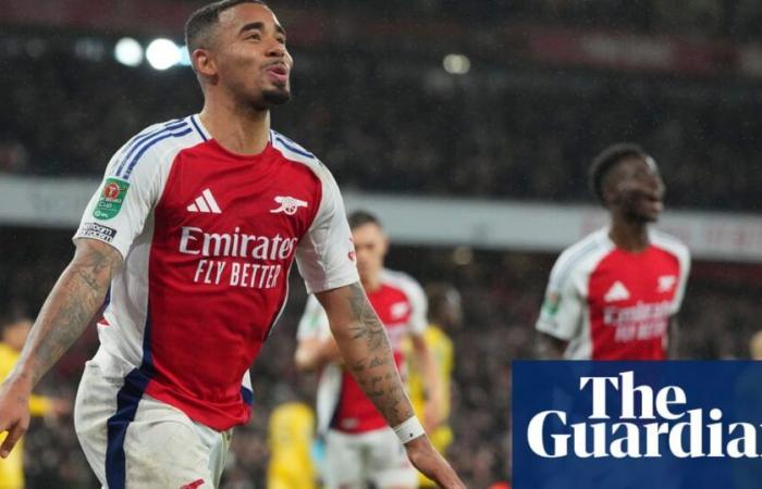 Jesus-Hattrick bringt Arsenal an Crystal Palace vorbei und ins Viertelfinale des Carabao Cups | Carabao-Cup