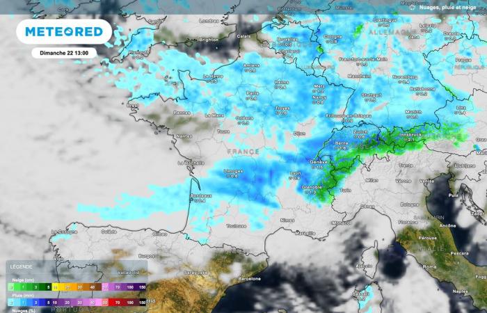 Wenige Tage vor Weihnachten ein neuer Abstieg der Polarluft über Frankreich. Ist Schnee in der Ebene möglich?