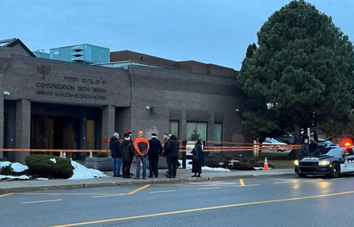 Eine Synagoge in Montreal West ist Ziel einer mutmaßlichen Brandstiftung