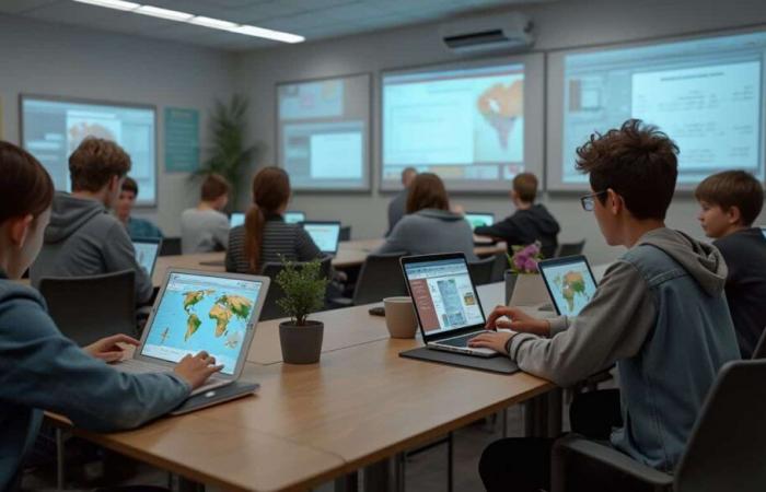 eine digitale Revolution für Essonne-Schulen