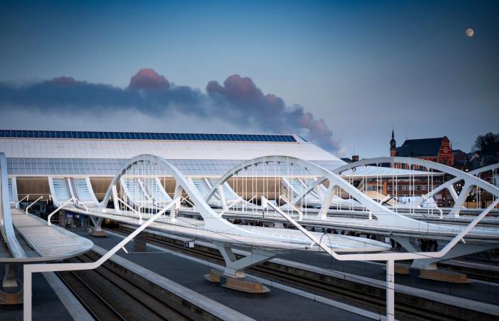 Bahnhof Mons, dieses größenwahnsinnige Delirium