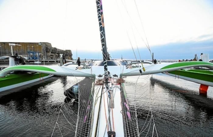 Jules-Verne-Trophäe: Das Wetterfenster verschiebt sich, Sodebo 3 bleibt in Lorient angedockt