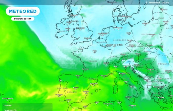 Wenige Tage vor Weihnachten ein neuer Abstieg der Polarluft über Frankreich. Ist Schnee in der Ebene möglich?