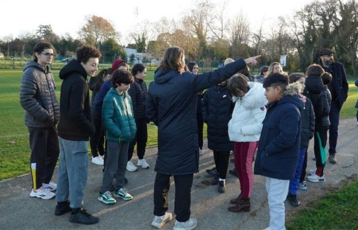 GARD Beaucairois-Studenten treffen Spieler von Nîmes Olympique