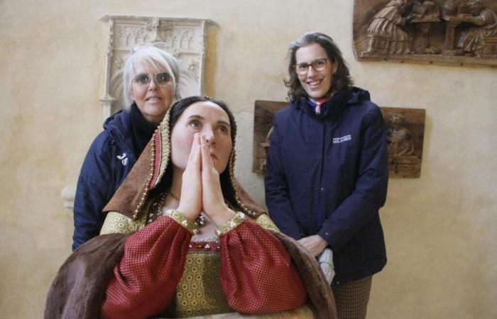 Die Dame von Milandes hat ihren Platz in der Schlosskapelle gefunden