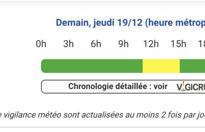 Gelber Alarm für Hautes-Pyrénées, Gers, Pyrénées-Atlantiques, Haute-Garonne, Landes und Ariège.