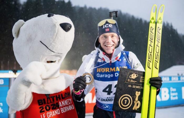 Martin Uldal überrascht die Favoriten in Grand-Bornand