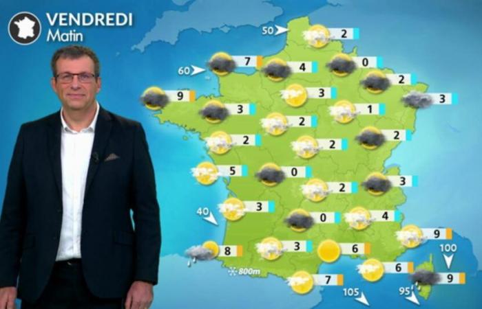 Wetter für Ihren Freitag, 20. Dezember: klare Abkühlung, heftiger Wind im Mittelmeer