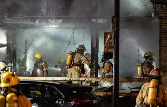 Eine Montrealer Pizzeria in Rosemont wurde von einem Brand verwüstet