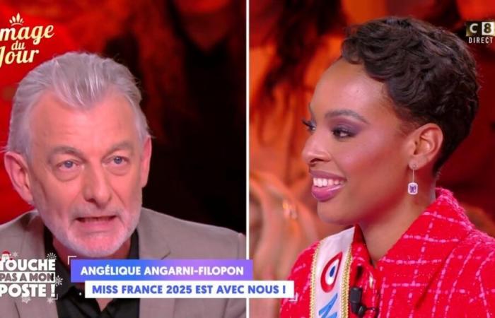 „Da war ein kleiner Thermomix…“: Miss France 2025 weist Gilles Verdez live in die Schranken