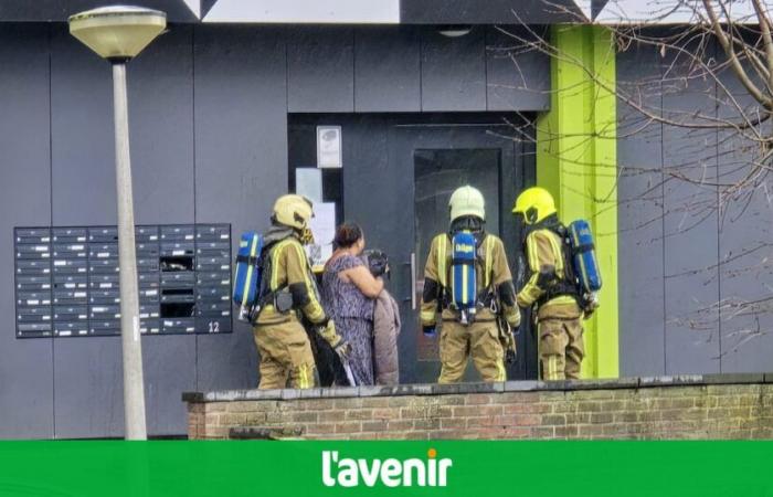 Brand in einem städtischen Gebäude in Charleroi: Das Feuer stoppte an einer Matratze… und keine Evakuierung