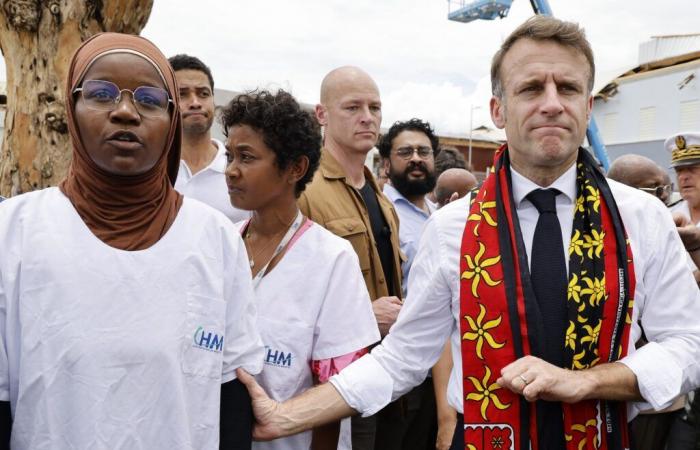 Um die Bevölkerung zu unterstützen, kündigt Emmanuel Macron an, seine Reise nach Mayotte zu verlängern