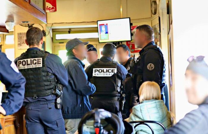 Razzia der Polizei im Stadtteil Saint-Jean-du-Var in Toulon