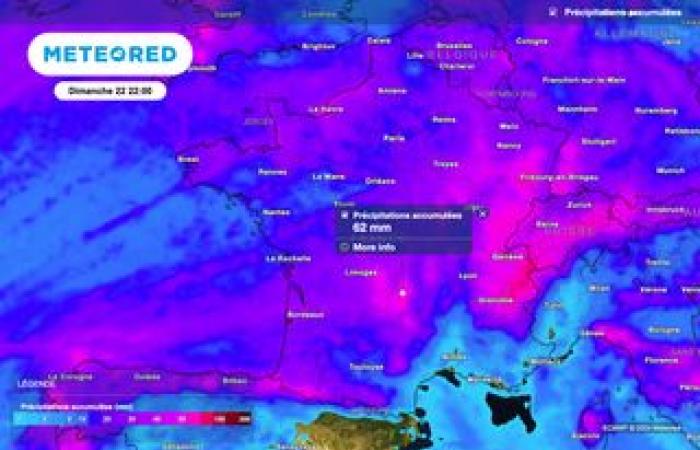 An diesem Donnerstag durchquert eine aktive Kaltfront Frankreich. Welche Regionen sind von starken Regenfällen betroffen?