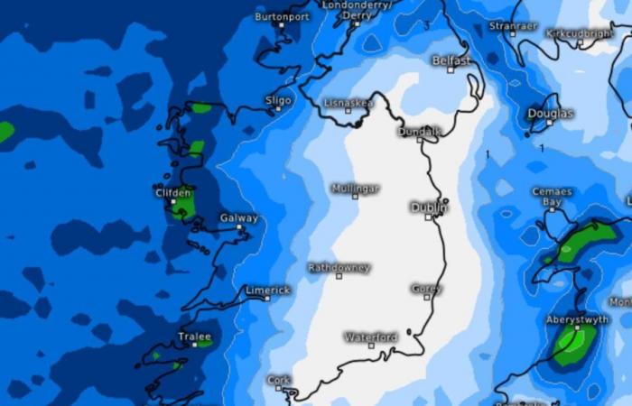 „Kühlere Luft ist angekommen“, warnt ein Wetterexperte, da aufgrund der Vorhersage von 13 °C für den Weihnachtstag genau an diesem Tag Schnee fallen könnte