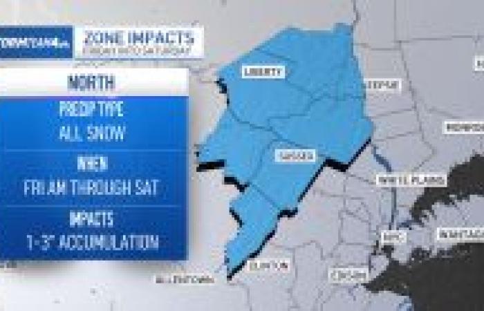 Erster messbarer Schnee der Saison möglich – NBC New York