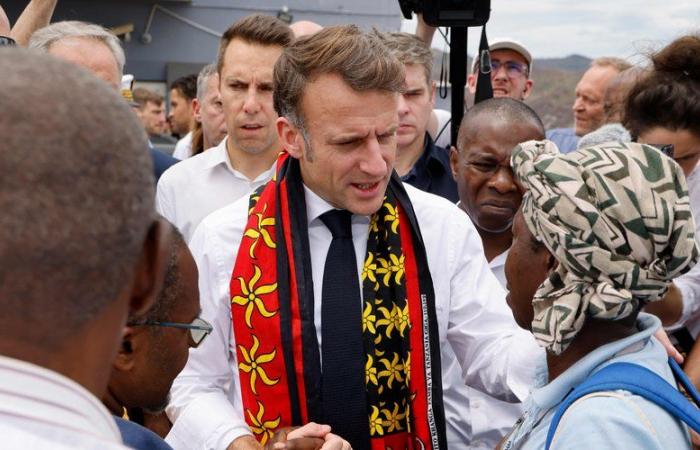 Zyklon Chido in Mayotte: Emmanuel Macron ist vor Ort, angespannter Austausch mit Betreuern