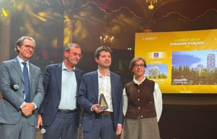 Goldene Pyramide: Cogedim gewinnt den Grand Prix National des Pyramides mit der Operation „Rive Nature“ in Villeneuve-la-Garenne (92)