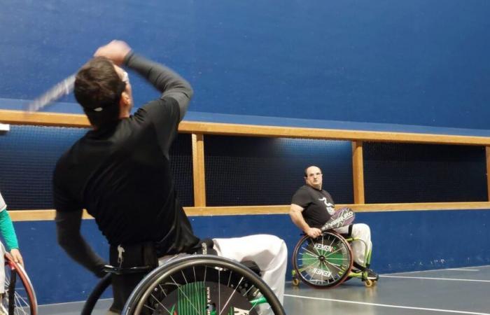 Das baskische Pelota bietet eine echte Rennstrecke für behinderte Piloten