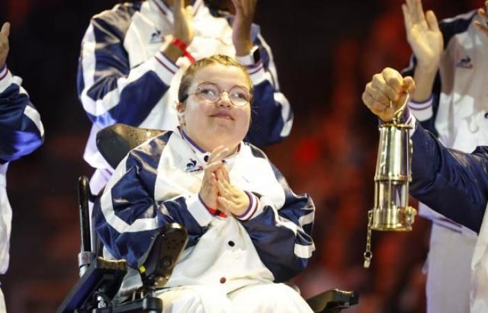 Nach ihrer paralympischen Goldmedaille im Boccia wurde Aurélie Aubert von Kinder gesponsert