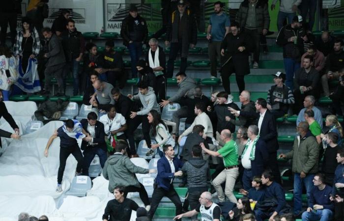 Das Spiel Nanterre – Holon wurde mehrere Minuten lang durch Zwischenfälle vor dem Hintergrund des israelisch-palästinensischen Konflikts unterbrochen, sieben Festnahmen