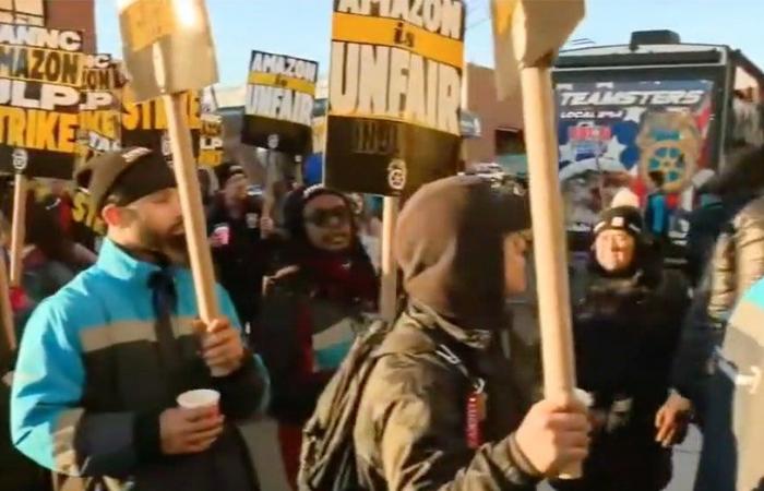 Die Gewerkschaft Teamsters startet einen historischen landesweiten Streik gegen Amazon