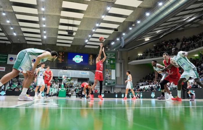 Das Basketballspiel wurde durch Zwischenfälle auf der Tribüne mehrere Minuten lang unterbrochen