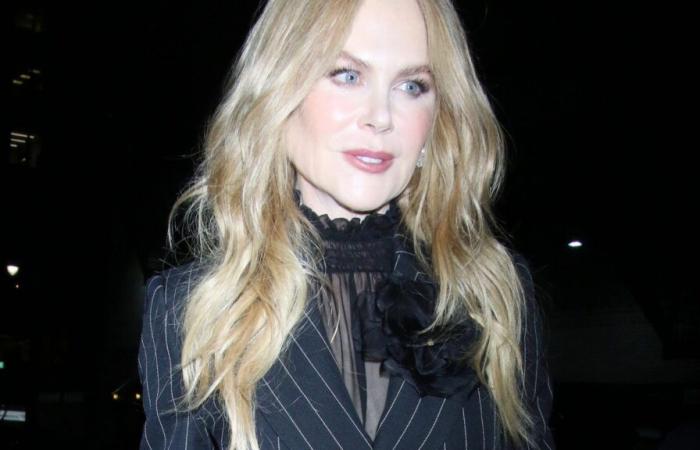 Nicole Kidman schlüpft in Anzug und transparenter Bluse in die Haut eines CEO