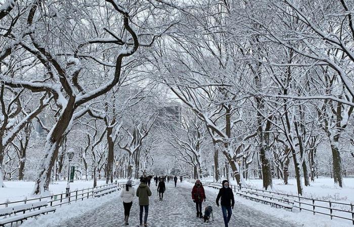 Von New York City nach Boston besteht am Wochenende die Gefahr gefrorener Niederschläge