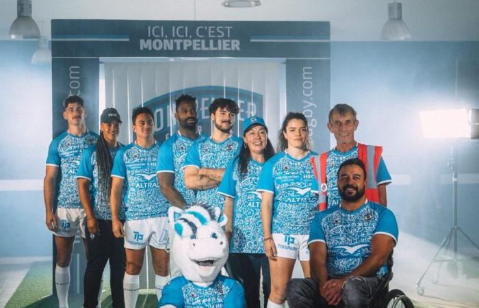 EIN TRIKOT ALLES IN SYMBOLEN! – Montpellier Hérault Rugby