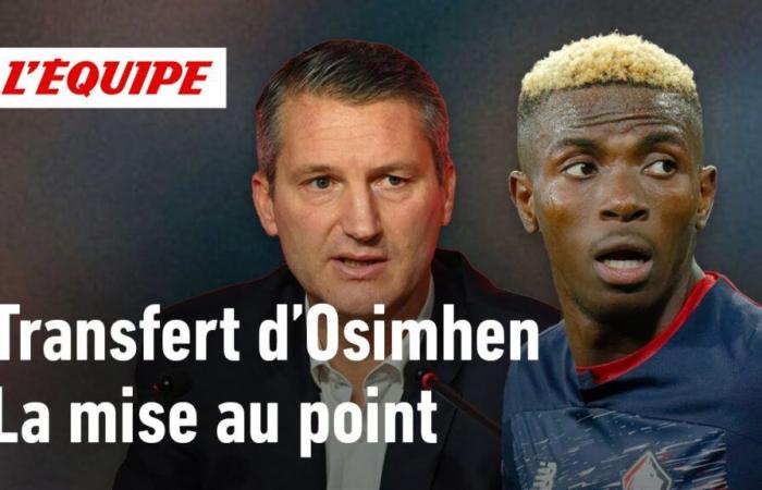 Olivier Létang zum Transfer von Victor Osimhen: „LOSC hat 7 Millionen Euro gewonnen“