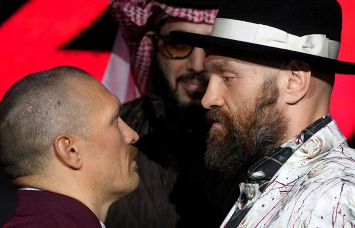 Sie mussten sogar getrennt werden: Usyk und Fury liefern sich 11 Minuten lang ein Kopf-an-Kopf-Rennen im Titelkampf