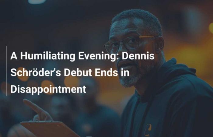 Ein demütigender Abend: Dennis Schröders Debüt endet mit einer Enttäuschung