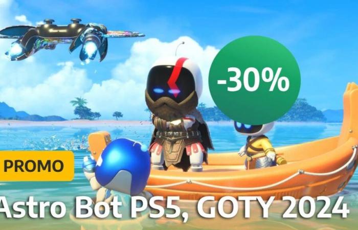 Nachdem es zum Spiel des Jahres gewählt wurde, senkt Astro Bot für PS5 für begrenzte Zeit seinen Preis