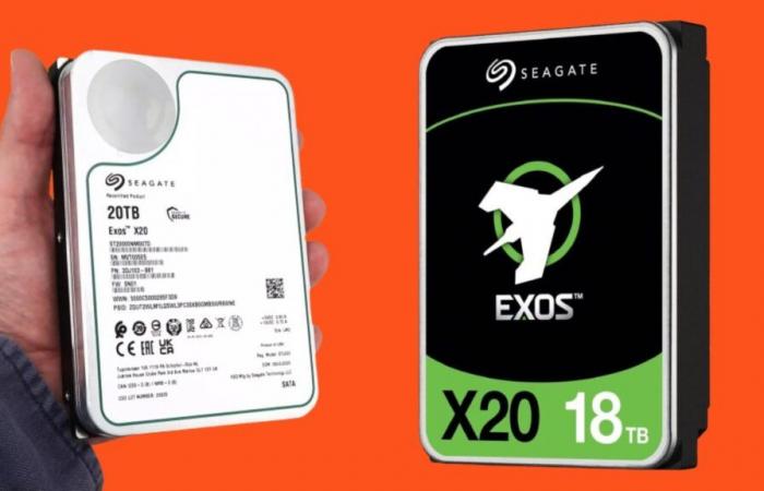 Sehr guter Preis für diese Seagate-Festplatte, eine externe 20-TB-Festplatte, die für NAS geeignet ist