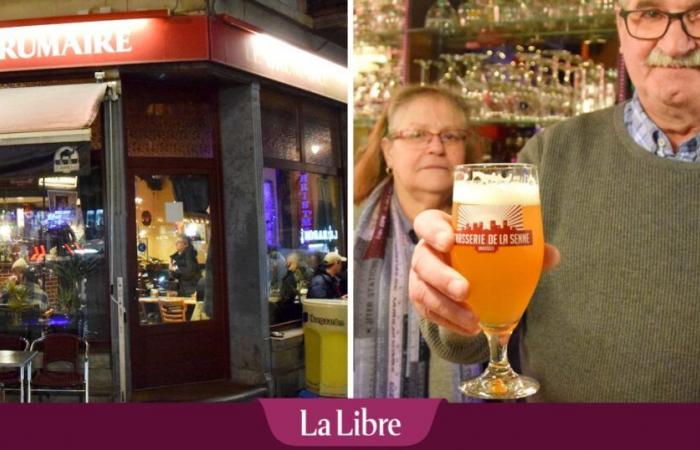 Die Besitzer eines berühmten Cafés in Saint-Gilles verabschieden sich