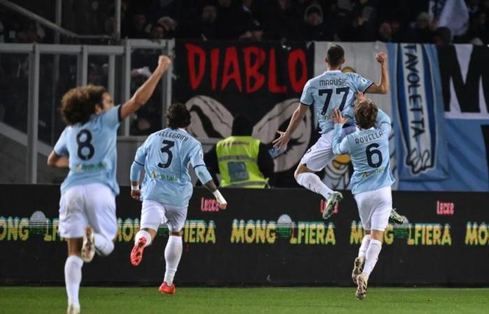 Lazio gewinnt 2:1 in Lecce, Castellanos und Marusic punkten, Nachrichtenagentur Italpress