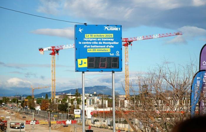 „Ein paar schwierigere Feiertage“: D-300 vor der Ankunft der Linie 1 am Bahnhof Montpellier Sud de France