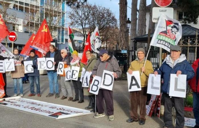 In Annecy mobilisierten rund zwanzig Demonstranten