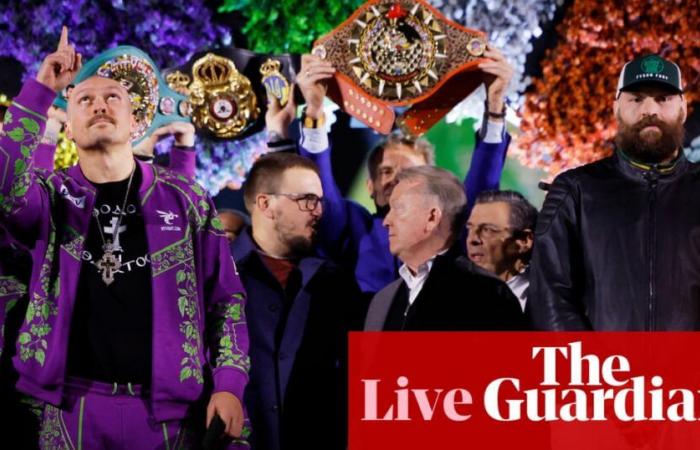 Oleksandr Usyk gegen Tyson Fury II: vereinte Schwergewichtsmeisterschaft – Live-Updates | Boxen