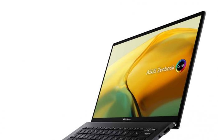 Aktion 799 € Asus ZenBook 14 UM3402YA-KP757W, Schwarz 14″ High Fidelity 2,5K sRGB 9h, leicht zu transportierender Laptop-PC AMD Ryzen 5 mit NumPad und Biometrie