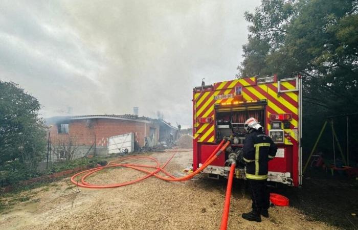 Haute-Garonne. Brand in einem Haus, 21 Feuerwehrleute im Einsatz