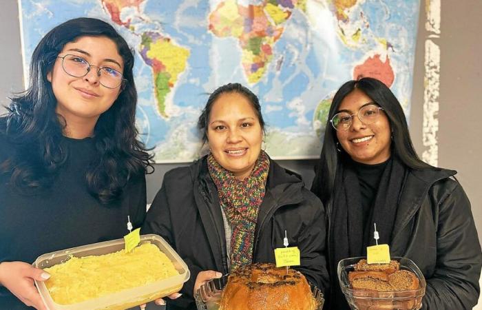 Ein interkulturelles Essen zur Feier des Französischlernens in Penhars