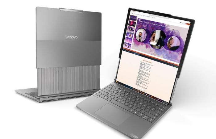 Lenovo stellt auf der CES 2025 den weltweit ersten Laptop mit faltbarem Bildschirm vor