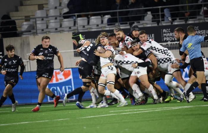 Die doppelseitigen Checkers verlieren gegen Provence Rugby (34-24)