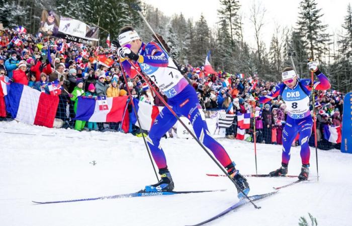 DIREKT. Biathlon: Eric Perrot und Emilien Jacquelin auf dem Podium der Verfolgung hinter einem hartnäckigen Johannes Boe