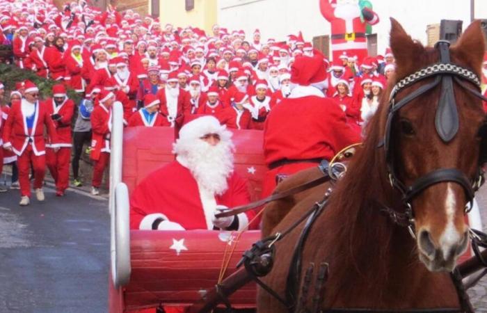 Der Weihnachtsmann läuft solidarisch